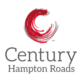 A logo with a red swirl and the words "Century Hampton Roads" written underneath it.